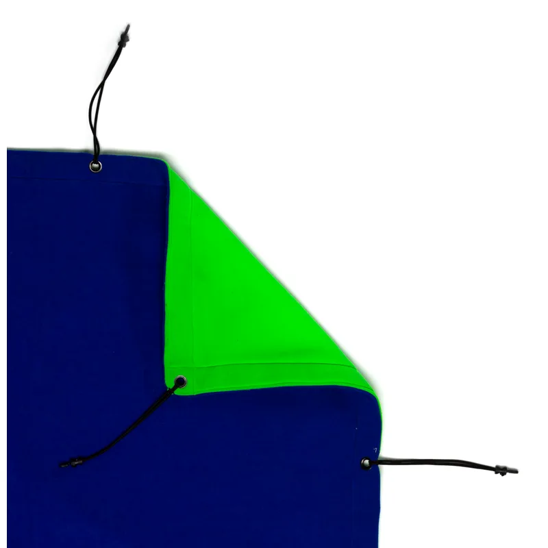Solsegel Chroma Blue/Green 2,4 x 2,4m (8'x8')